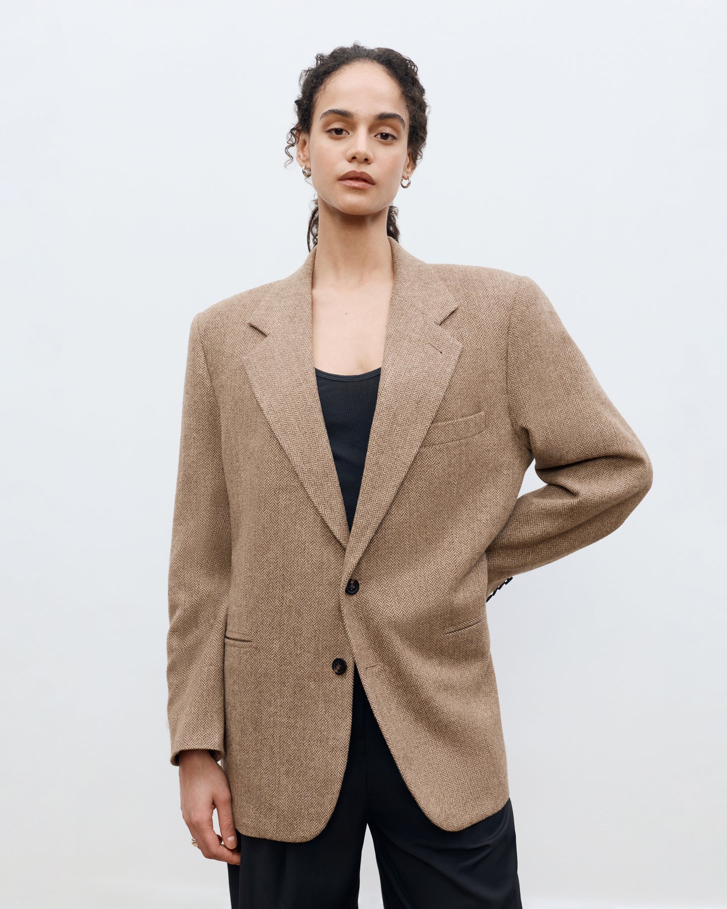 Sportcoat, Brown Herringbone