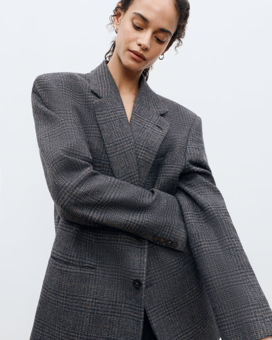 Sportcoat, Charcoal Plaid